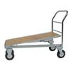 Cash And Carry Trolley Zinc With Wooden Base