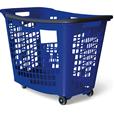 Trolley Shopping Basket Blue 55 Litre 10-Pack