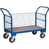 Warehouse Trolley Twin-Handled With Wire Ends & One Wire Side