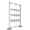 Freestanding Leaflet Display with 6 x A3 Sloping Shelves