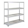 Galvanised Heavy Duty Warehouse Shelving with wire shelves