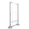 Freestanding Display with 2 Glass Shelves