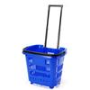 Trolley Shopping Basket Blue 34 Litre 10-Pack