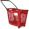 Trolley Shopping Basket Red 55 Litre 7-Pack