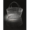 Luxury Oval Wire Shopping Basket 25 Litre 10-Pack