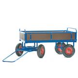 Turntable Truck 1500 x 700 mm, with Wooden Sides