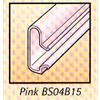 Pink PVC Slatwall Inserts