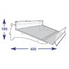 Flange Shelving System - 350mm Flangle (to suit 400mm)