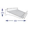 Flange Shelving System - 400mm Flangle (to suit 450mm)
