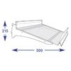 Flange Shelving System - 450mm Flangle (to suit 500mm)