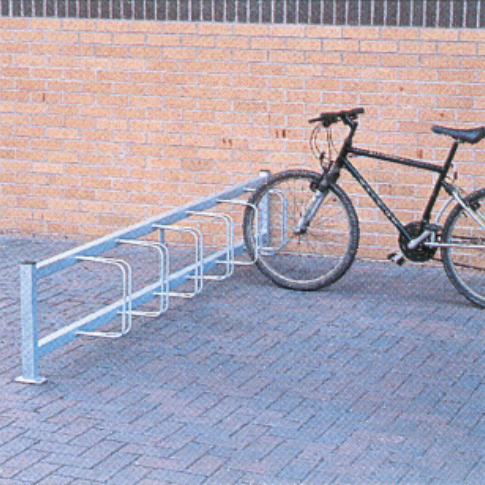 Single Sided Pillar Mounted Cycle Rack