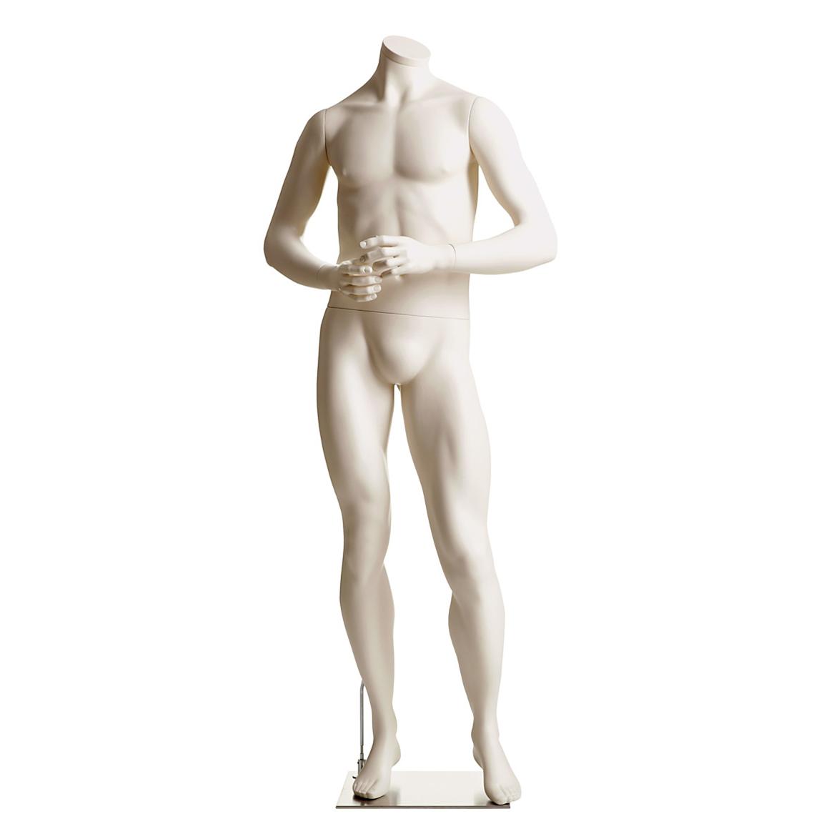 Male Headless Mannequin- Athletic,  Hands in Front