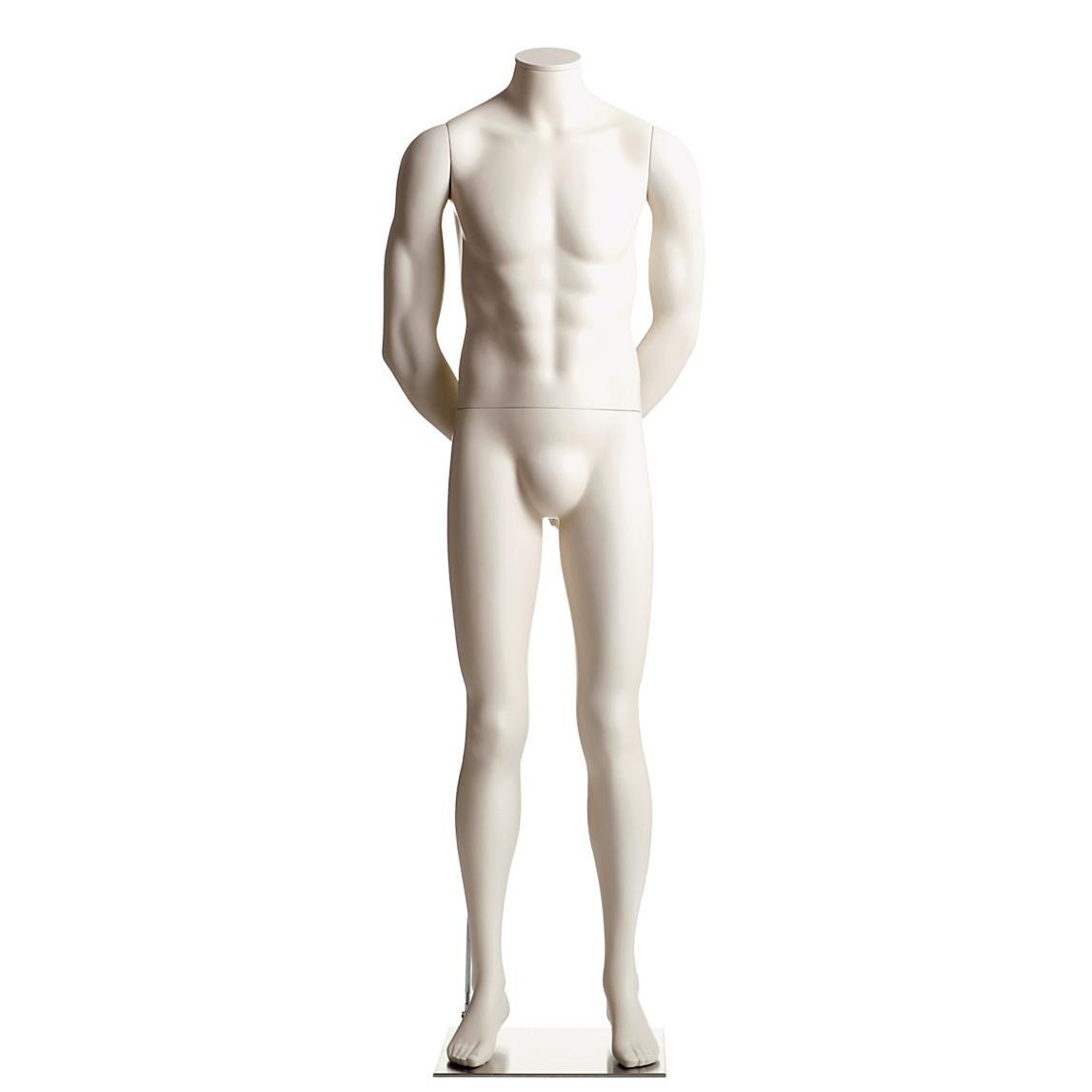 Male Headless Mannequin- Arms Behind Back