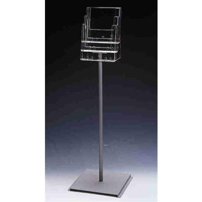 3 X A4 FREESTANDING MULTI-TIERED BROCHURE HOLDER