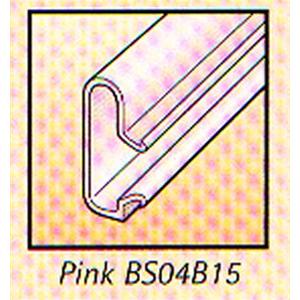 Pink PVC Slatwall Inserts