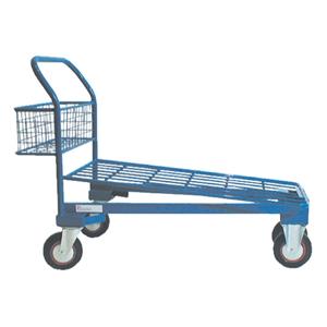 All Wire Powder Coated Cash & Carry Trolley With Basket