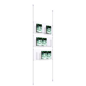 Ceiling to Floor Kit with 3 x Treble A5 Dispensers