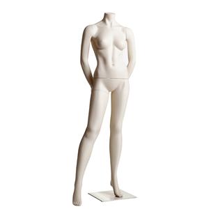 Female Headless Mannequin- Hands Behind back, Right Leg to Side