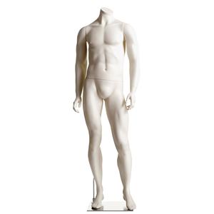 Male Headless Mannequin- Athletic, Arms at Side