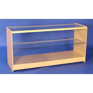 Flat Packed Full Glass Front Counter