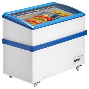 Hinged Glass Lid Chest Freezer