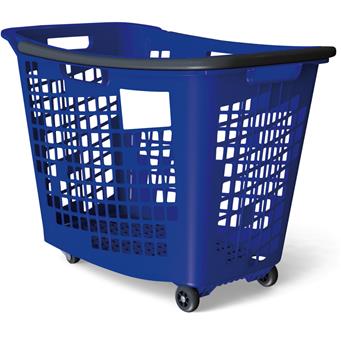 Trolley Shopping Basket Blue 55 Litre 7-Pack