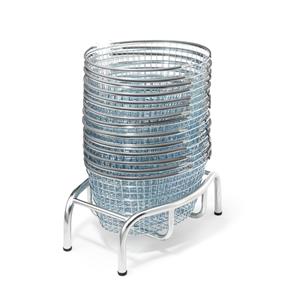 Luxury Oval Shopping Basket Stacker - Static