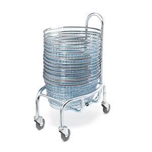 Luxury Oval Shopping Basket Stacker - Mobile