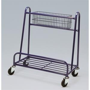 Small Board Trolley With Top Basket