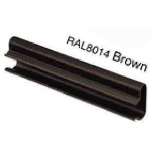 Brown PVC  Slatwall Inserts