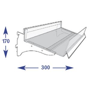 Flange Shelving System - 250mm Flangle (to suit 300mm)