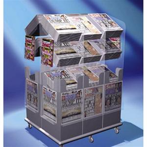 Newspaper Stands - Spring Loaded Volume Cube