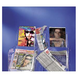Magazine Freestanding - Eyeline Magazine Header Unit, fits Cubes & Towers
